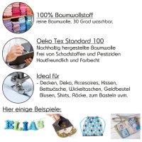 Baumwollstoff Set Bunt4 7er Set