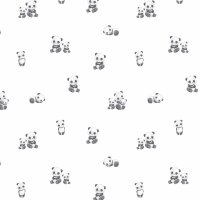 Jerseystoff Pandabär