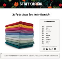 Bündchenstoff Set Bunt2 10er Set