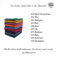 Bündchenstoff Set Bunt1 10er Set