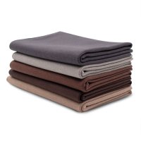 Bündchenstoff Set Grau-/Brauntöne 5er Set