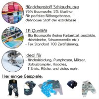 Bündchenstoff Set Naturtöne 10er Set