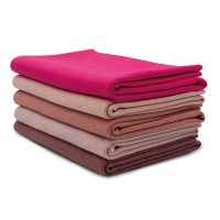 Bündchenstoff Set Rosatöne 5er Set