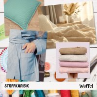 Waffelpique 003 Grau
