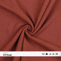 Bio-Musselin Double Gauze 034 Rourge