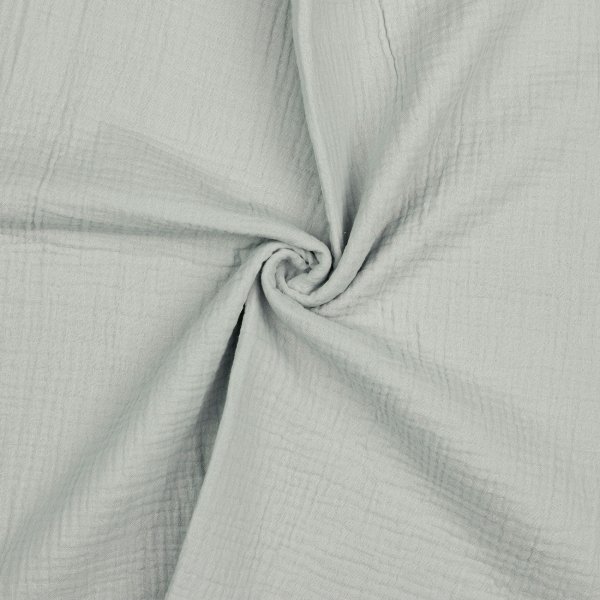 Bio-Musselin Double Gauze 003 Grau