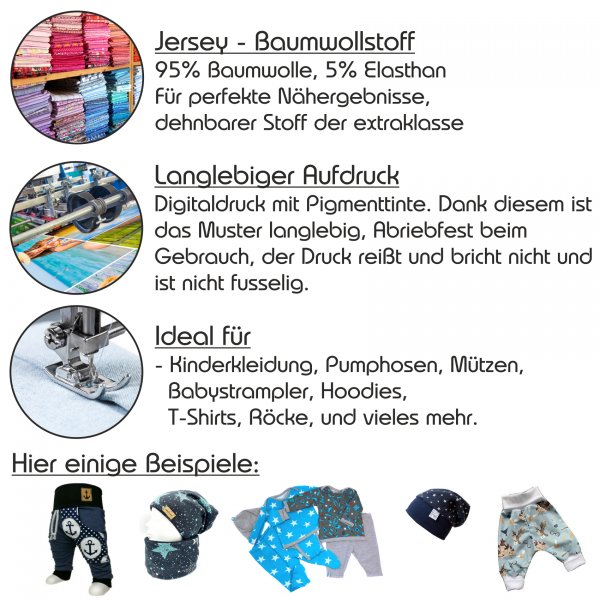 Jersey Stoffpaket Set 02, 16,99 €