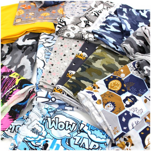 Jerseystoff Uni+Design Reste 1,0 kg