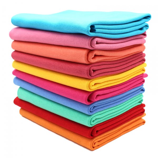 Bündchenstoff Set Bunt 3 10er Set