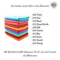 Bündchenstoff Set Bunt 3 10er Set