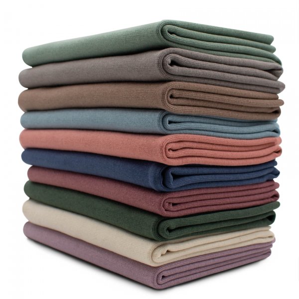 Bündchenstoff Set Bunt 5 10er Set