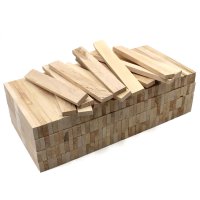 80x Kirsche Holzleisten 22x8x160mm