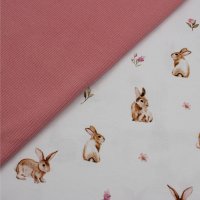 Hase mit Blumen Digital Set33