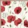 Baumwollstoff Mohnblume Rot