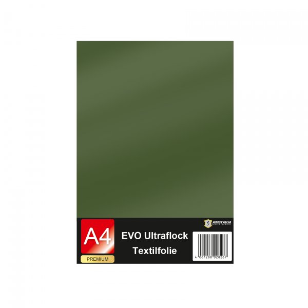 1x EVO Ultraflock DIN A4 Bogen 23 Khaki