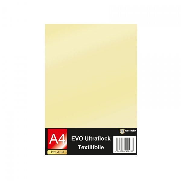 1x EVO Ultraflock DIN A4 Bogen 29 Beige