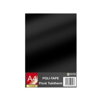 1x Poli-Tape Tubitherm DIN A4 Bogen (30x20cm) 26 Schwarz