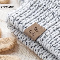 10er Set Klapplabel Mädchenmotive