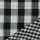 Double Gauze Double Sided Checks 001 Schwarz