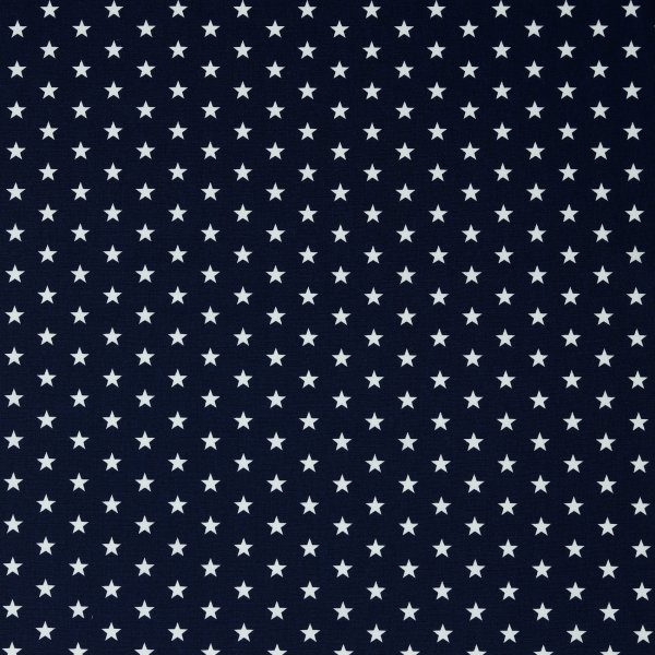 Poplin Petit Stars 002 Navy