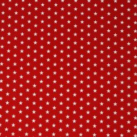 Poplin Petit Stars 004 Red