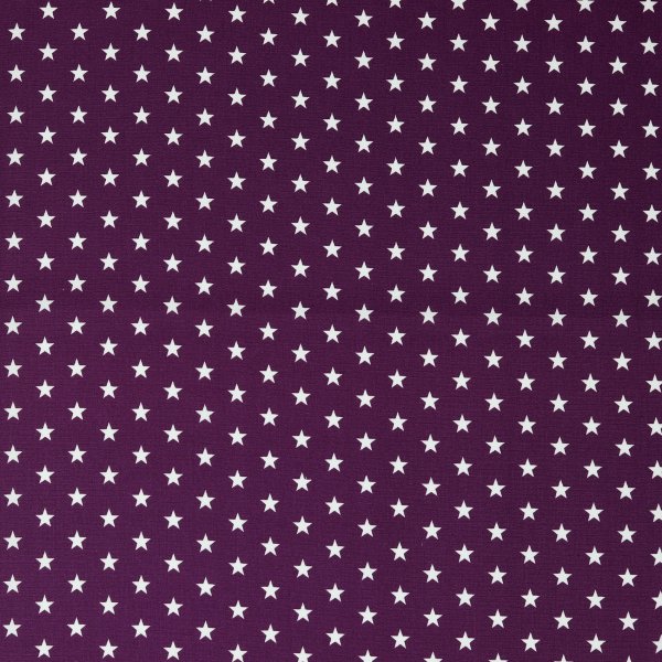 Poplin Petit Stars 007 Purple