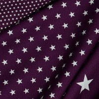 Poplin Petit Stars 007 Purple