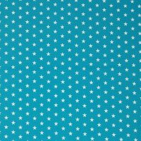 Poplin Petit Stars 009 Turquoise