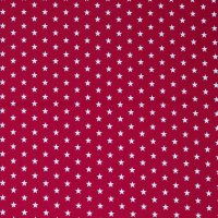 Poplin Petit Stars 018 Cerise