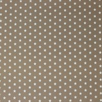 Poplin Petit Stars 019 Taupe