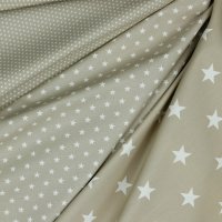 Poplin Petit Stars 022 Sand