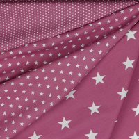 Poplin Petit Stars 028 Mauve