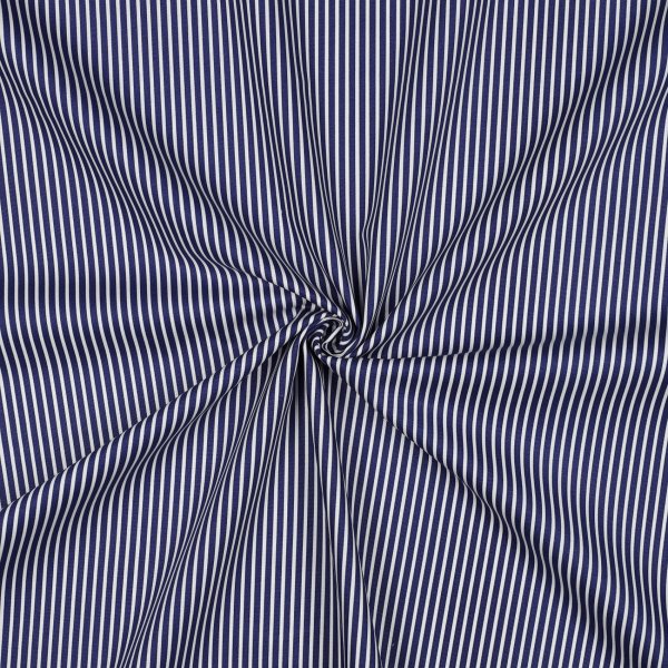 Poplin Stripes 003 Cobalt
