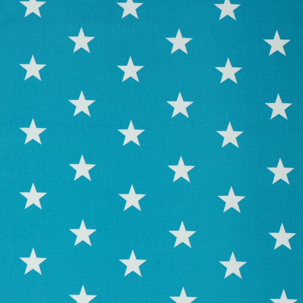 Poplin Stars 009 Turquoise