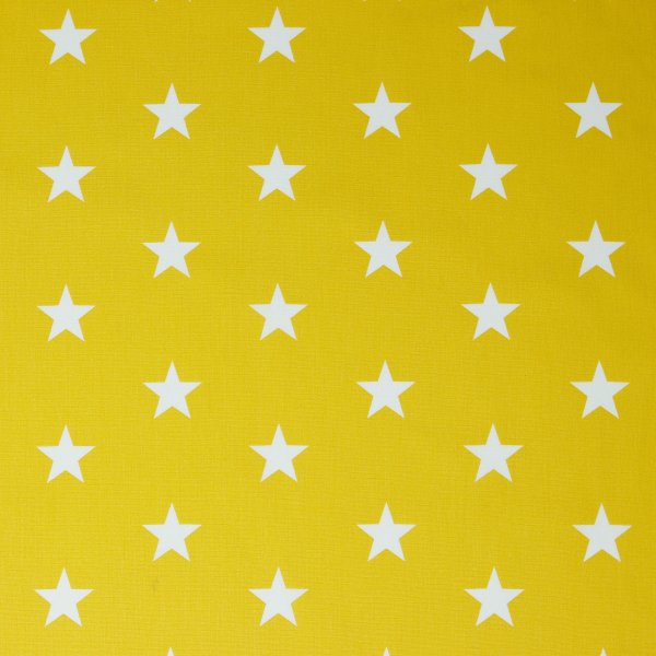 Poplin Stars 016 Yellow