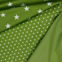 Poplin Stars 017 Green