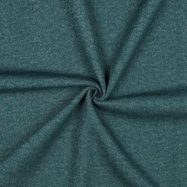 Sweat Lurex 029 Dark Cyan Silver