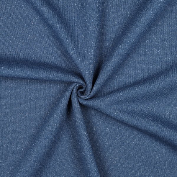 Sweat Lurex 032 Indigo Light Blue