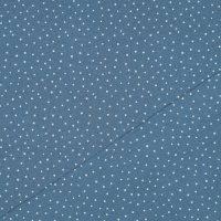 Double Gauze Little Dots 012 Blue