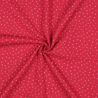 Double Gauze Little Dots 021 Fuchsia