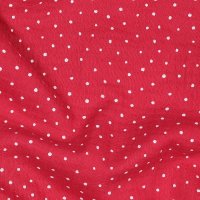 Double Gauze Little Dots 021 Fuchsia