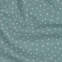 Double Gauze Little Dots 025 Old Green