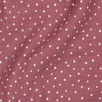 Double Gauze Little Dots 031 Rosewood
