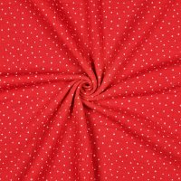 Double Gauze Little Dots 033 Red