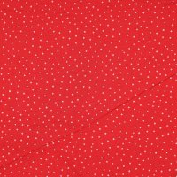 Double Gauze Little Dots 033 Red