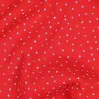 Double Gauze Little Dots 033 Red