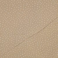 Double Gauze Little Dots 036 Beige