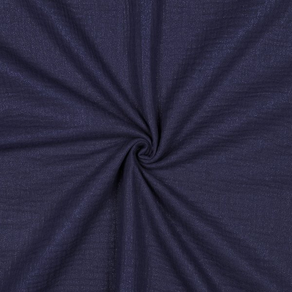 Double Gauze Foil 005 Navy