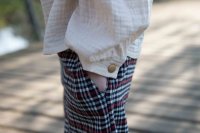 Double Gauze Foil 049 Off-White