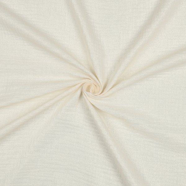 Double Gauze Foil 050 Ecru